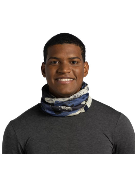 Chusta wielofunkcyjna buff merino lightweight prints - digital prints esyr blue