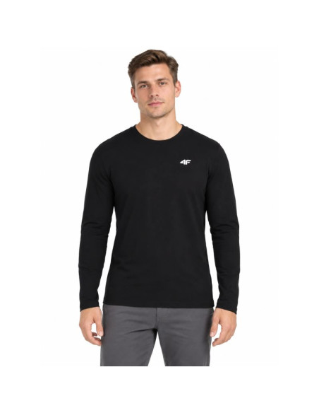 Longsleeve bawełniany męski 4f 4fwaw26tlonm0756-20s