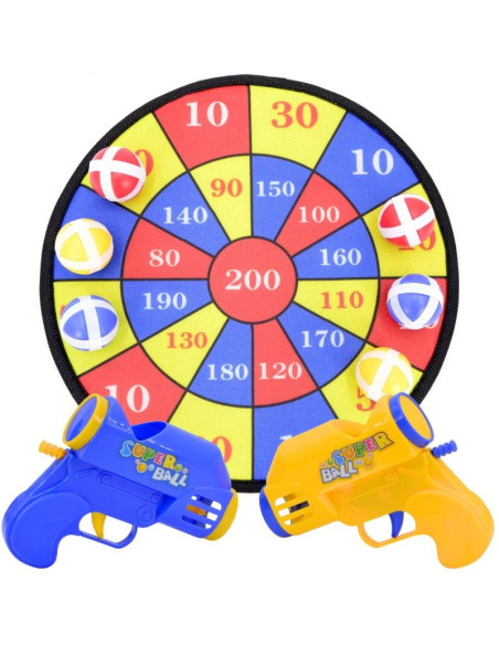 Dart rzutki dla dzieci na rzepy z pistoletami 36cm