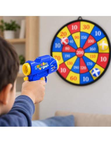 Dart rzutki dla dzieci na rzepy z pistoletami 36cm