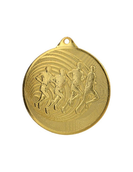 Medal złoty- bieganie- medal stalowy 70mm