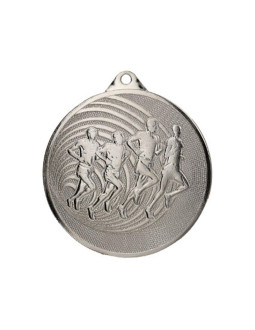 Medal srebrny- bieganie - medal stalowy