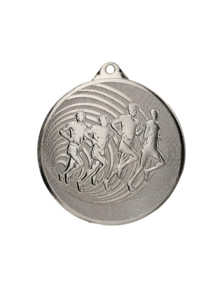 Medal srebrny- bieganie - medal stalowy