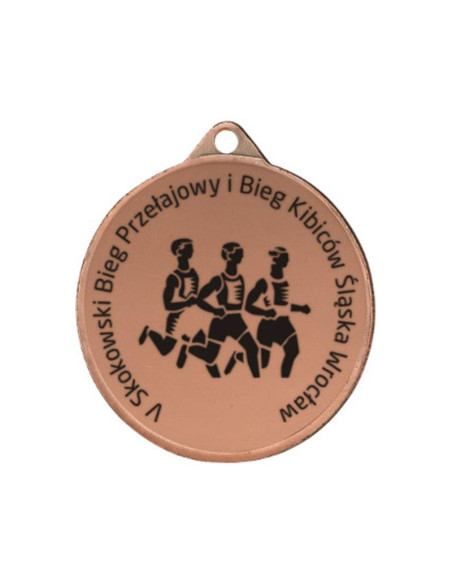 Medal stalowy grawerowany laserem- rmi