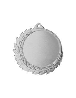 Medal srebrny ogólny z miejscem na emblemat 50 mm - medal stalowy
