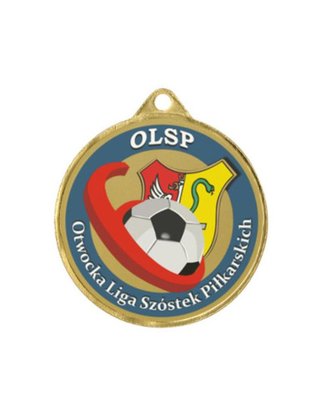 Medal metalowy z nadrukiem kolorowym luxorjet