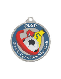 Medal metalowy z nadrukiem kolorowym luxorjet