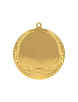 Medal złoty ogólny z miejscem na emblemat 50 mm - medal stalowy