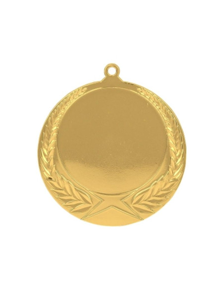Medal złoty ogólny z miejscem na emblemat 50 mm - medal stalowy
