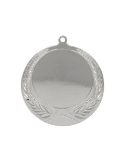 Medal srebrny ogólny z miejscem na emblemat 50 mm - medal stalowy