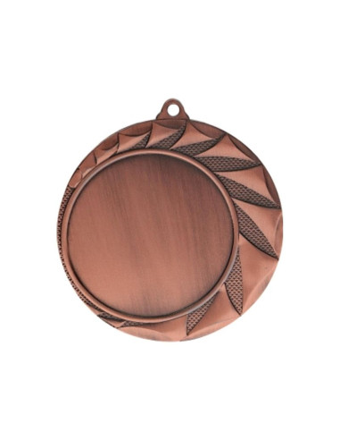 Medal brązowy ogólny z miejscem na emblemat 50 mm - medal stalowy