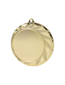 Medal złoty ogólny z miejscem na emblemat 50 mm - medal stalowy