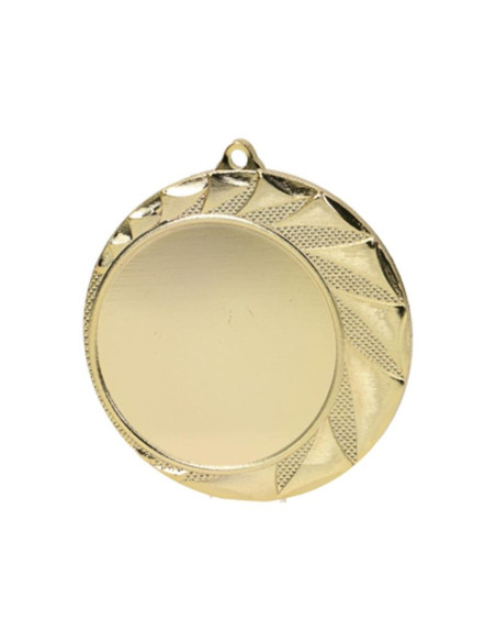Medal złoty ogólny z miejscem na emblemat 50 mm - medal stalowy