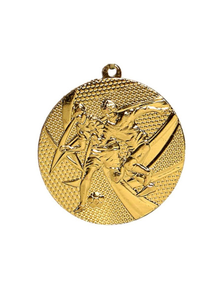 Medal złoty- piłka nożna - medal stalowy