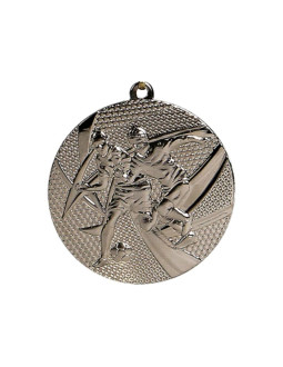 Medal srebrny- piłka nożna - medal stalowy