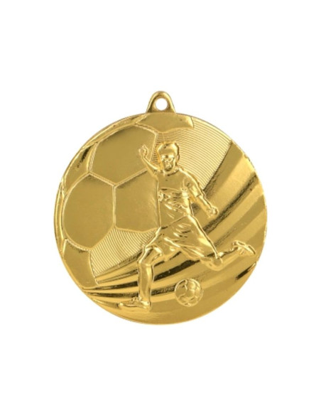 Medal złoty- piłka nożna - medal stalowy