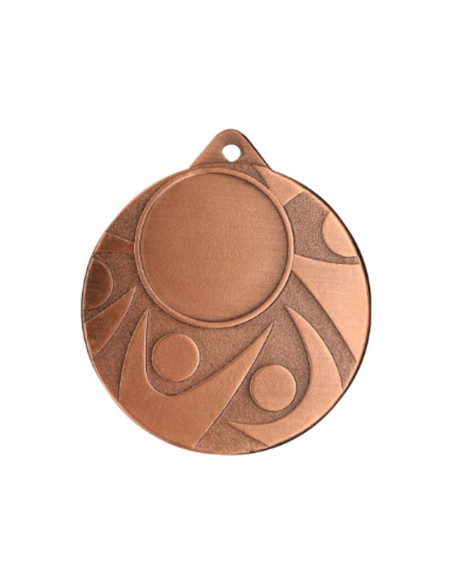 Medal brązowy ogólny z miejscem na emblemat 25 mm - medal stalowy
