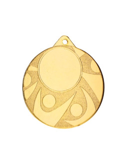Medal złoty ogólny z miejscem na emblemat 25 mm - medal stalowy