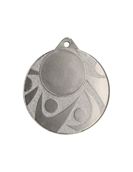 Medal srebrny ogólny z miejscem na emblemat 25 mm - medal stalowy