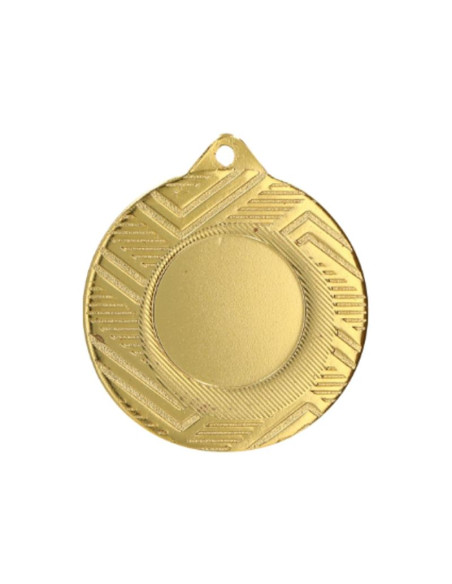 Medal złoty ogólny z miejscem na emblemat 25 mm - medal stalowy