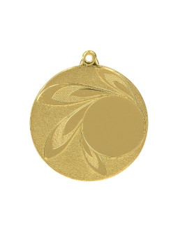 Medal złoty ogólny z miejscem na emblemat 25 mm - medal stalowy