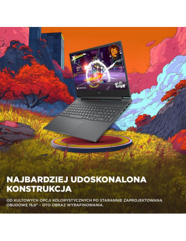 Hp victus 15-fa2246nw i5-13420h 15.6"fhd ips 144hz 300nits ag 16gb ddr4 ssd512 geforce rtx 3050 6gb wifi6+bt cam720p 52,5wh win1