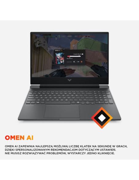 Hp victus 15-fa2246nw i5-13420h 15.6"fhd ips 144hz 300nits ag 16gb ddr4 ssd512 geforce rtx 3050 6gb wifi6+bt cam720p 52,5wh win1