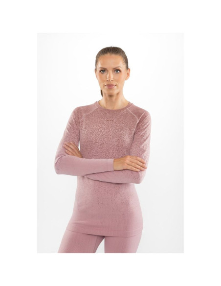 Bielizna damska viking altis lady set merino różowa   l