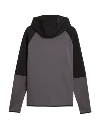 Bluza męska puma tech slim elevated czarno-szara 693951 34