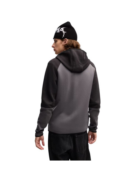 Bluza męska puma tech slim elevated czarno-szara 693951 34
