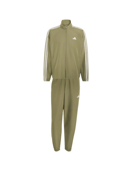 Dres męski adidas 3-stripes woven oliwkowy ky2300