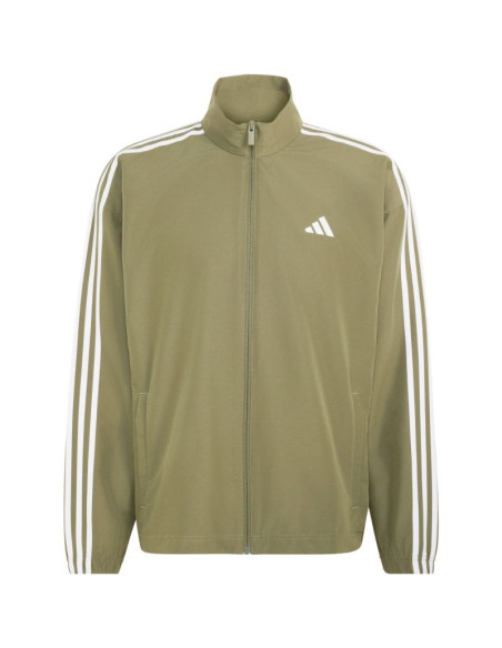 Dres męski adidas 3-stripes woven oliwkowy ky2300