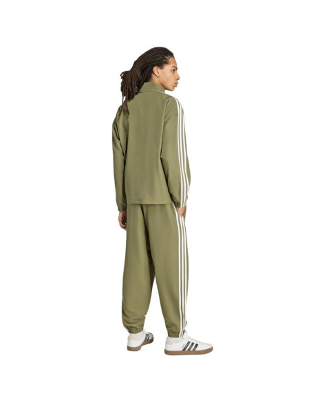 Dres męski adidas 3-stripes woven oliwkowy ky2300