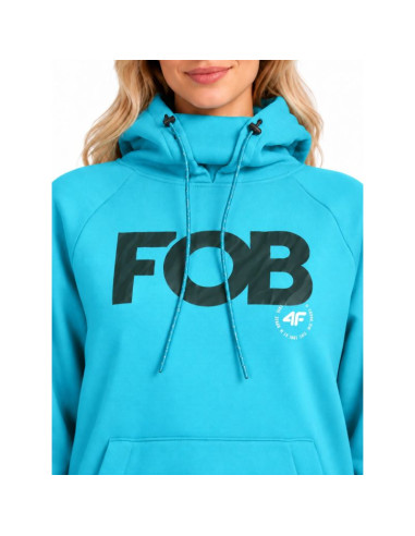 Bluza z kapturem snowboardowa damska 4f 4fwaw26tswsf2665-32s