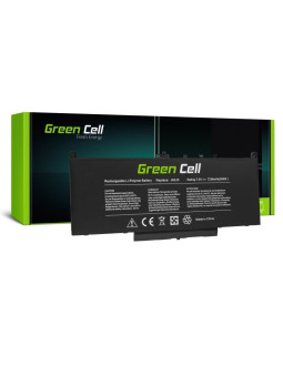 Green cell bateria de135 do dell latitude e7270 e7470 5800mah 7.6v