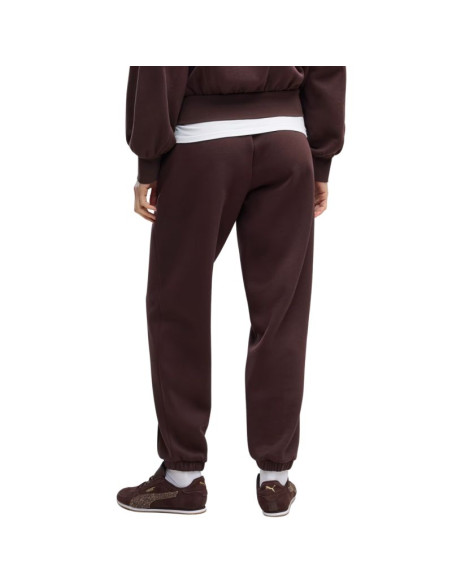 Spodnie damskie puma her comfort pants fl ciemnobrązowe 694032 33