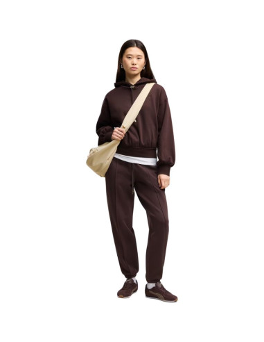 Spodnie damskie puma her comfort pants fl ciemnobrązowe 694032 33