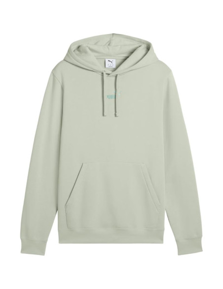 Bluza męska puma ess small no.1 logo hoodie jasnozielona 692914 28