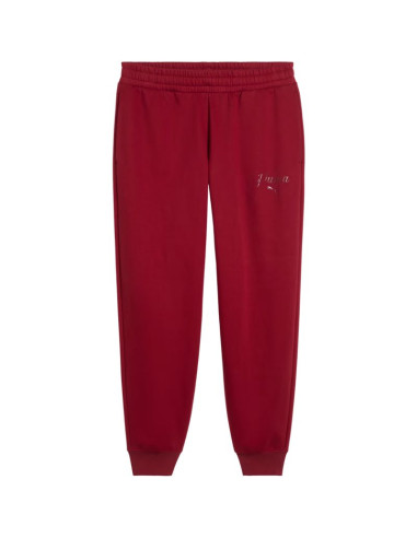 Spodnie damskie puma ess script comfort czerwone 694067 23