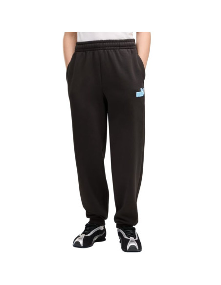 Spodnie dla dzieci puma ess logo lab relaxed czarne 694675 01