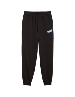 Spodnie dla dzieci puma ess logo lab relaxed czarne 694675 01 2