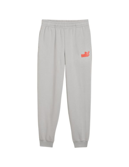 Spodnie dla dzieci puma ess logo lab relaxed szare 694675 63