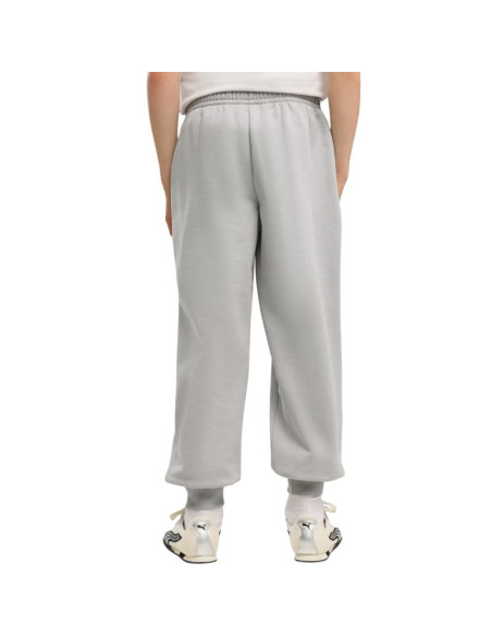 Spodnie dla dzieci puma ess logo lab relaxed szare 694675 63