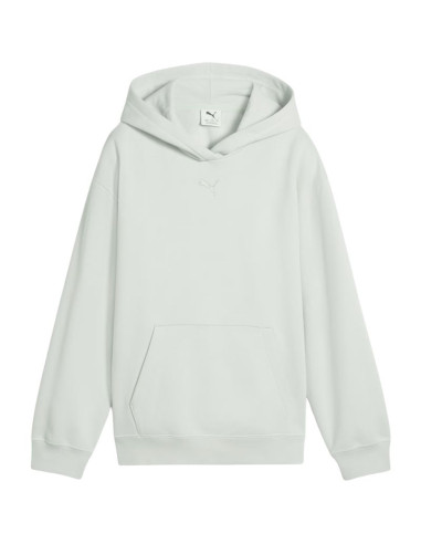 Bluza dla dzieci puma ess centered cat logo relaxed hoodie miętowa 692973 29