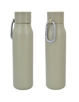 Butelka termiczna 550ml z karabińczykiem beżowa stamina 2