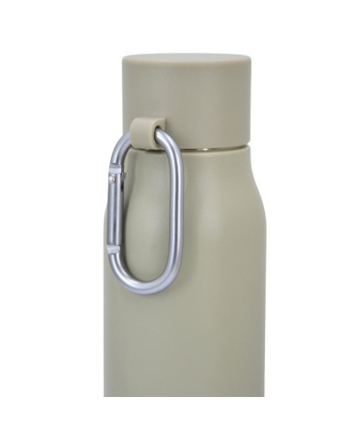 Butelka termiczna 550ml z karabińczykiem beżowa stamina