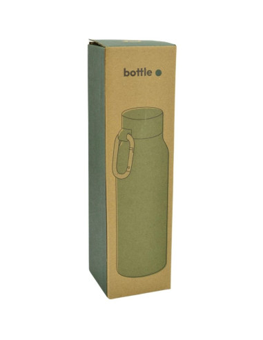 Butelka termiczna 550ml z karabińczykiem beżowa stamina