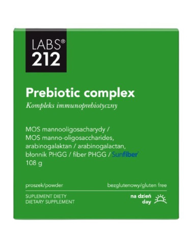 Prebiotic Complex: Mos, Arabinogalaktan, Błonnik Phgg Sunfiber (108 G)