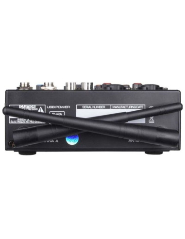 Dna mixmic 2 - zestaw (mikser audio usb + 2 mikrofony bezprzewodowe)