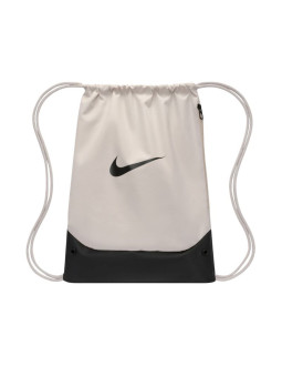 Worek na buty nike brasilia jasnoszaro-czarny ib4409 072